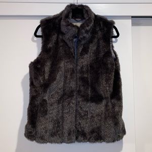 Banana Republic Faux Fur Vest
